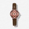 Montre éco-responsable - Montre eHo - Montre Sixties Papier Peint Petite Rose