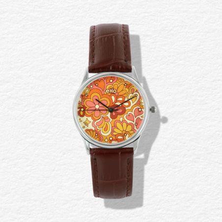 Montre Fleur Sixties - Montre éco-responsable