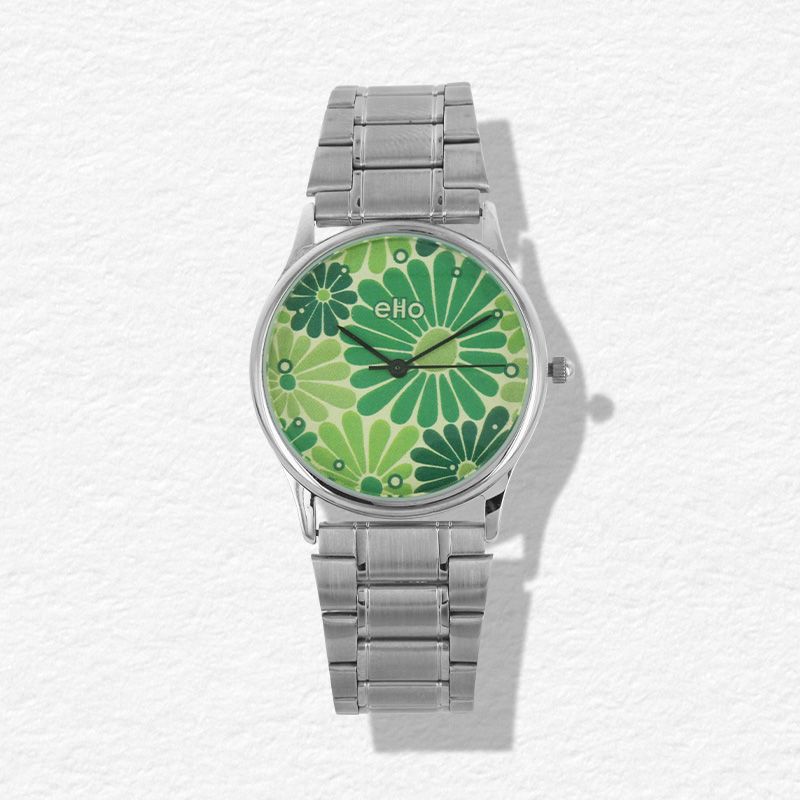 Montres éco-responsable - Montre Verte Fleur