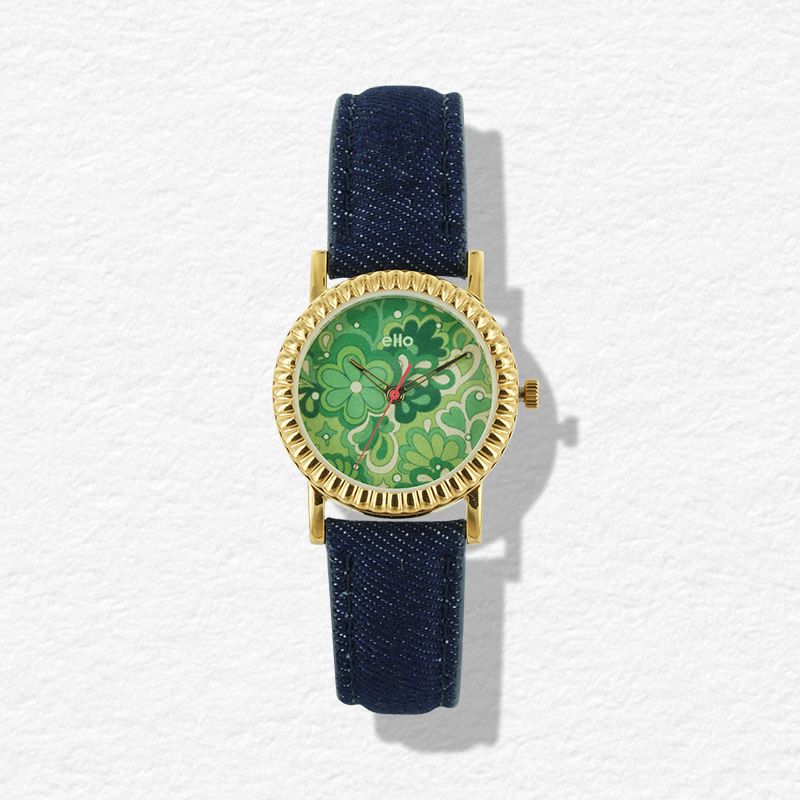 Montre éco responsable - Montre Verte Flower