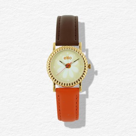 Montre éco responsable - Montre Marguerite Bicolore