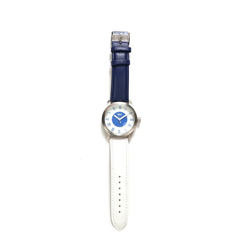 Montre Eco-responsable - Montre Bleu Minimale - Face