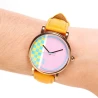 Montre Pixel Jaune - Montre éco-responsable - Portée