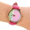 Montre Pixel Rose - Montre éco-responsable - Portée