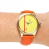 Montre éco-responsable - Montre Smash Jaune - Portée