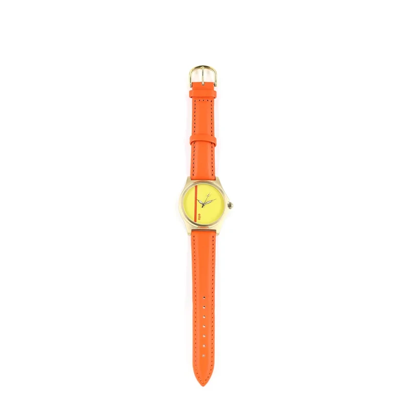 Montre éco-responsable - Montre Smash Jaune - Face