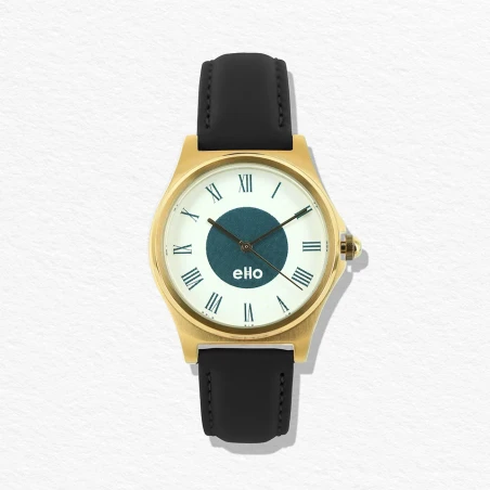 Montre Eco-responsable - Montre Noire Minimale