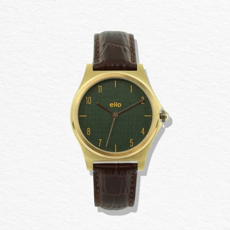 Montre Eco-responsable - Montre Minimale Verte