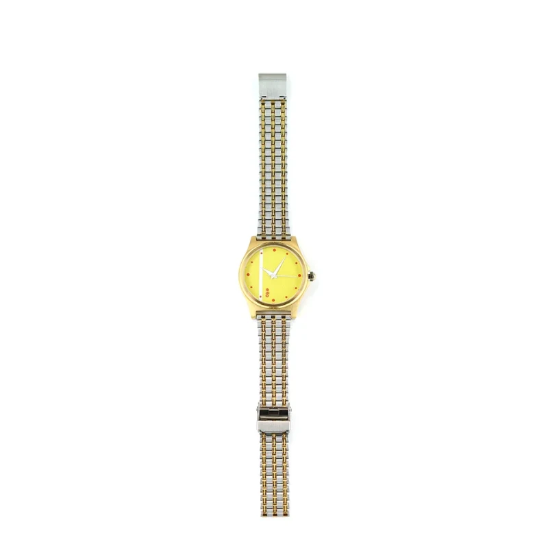 Montre éco-responsable - Montre Colorblock Argent - Face