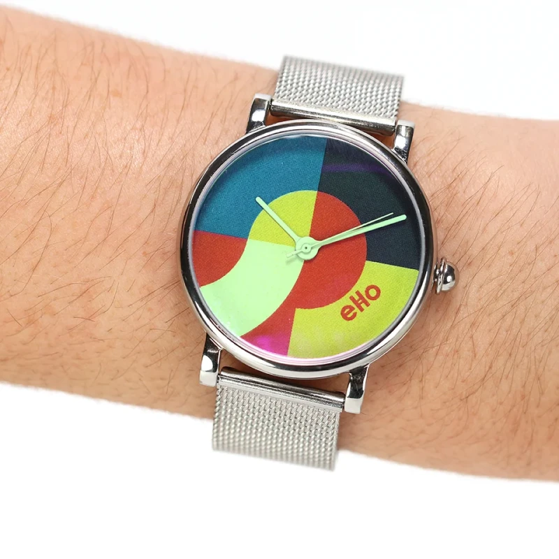 Montre éco-responsable - Montre Colorblock Multi - Portée