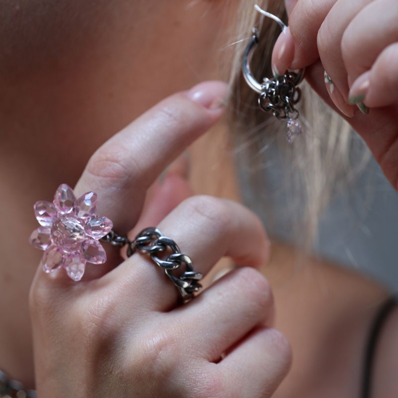 MES 1 - Bague Upcyclée Pinkly