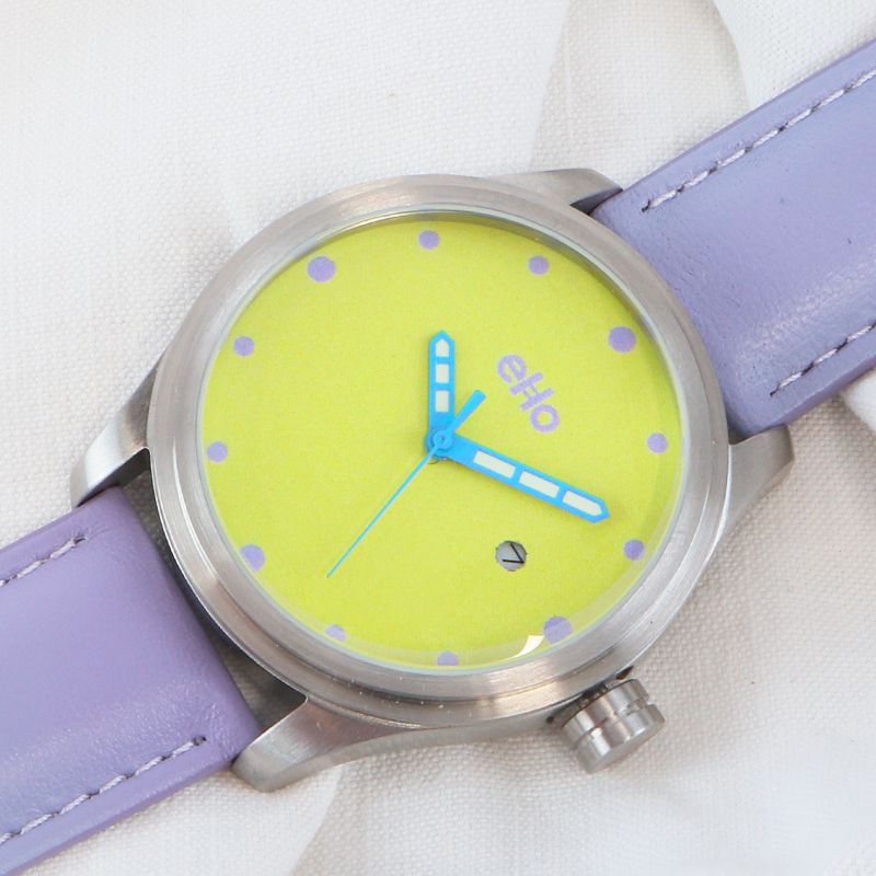 Face 4 - Montre Écoresponsable eHo - Color Block - The Big Bun