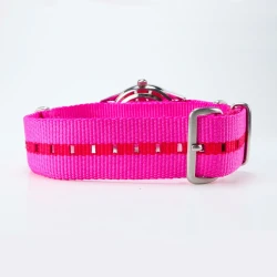 Montre Écoresponsable eHo - Florale - Pinky Hibiscus - Arrière