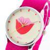 Montre Écoresponsable eHo - Florale - Pink Tulip