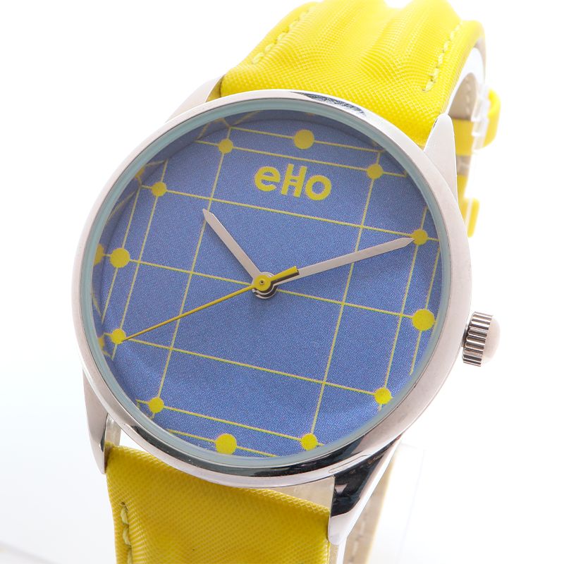 Cadran Montre Écoresponsable eHo - Color Block - Le Blues du Jaune