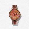 Montre Marron Flower Power