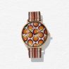 Montre Marron Bulle