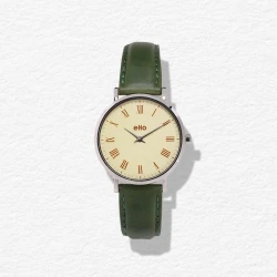 Face Montre Eco-responsable - Montre eHo - Vintage - Olive