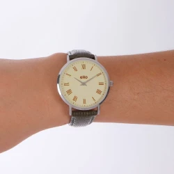 Portée Face Montre Eco-responsable - eHo - Vintage - Verte Autruche