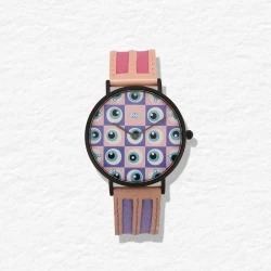 Face 1 - Montre Écoresponsable eHo - DMUM - La Vue Rose