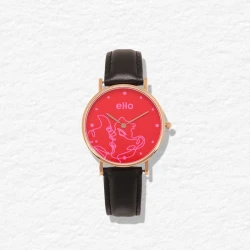 Face 1 - Montre Écoresponsable eHo - DMUM - L'Amour Noir